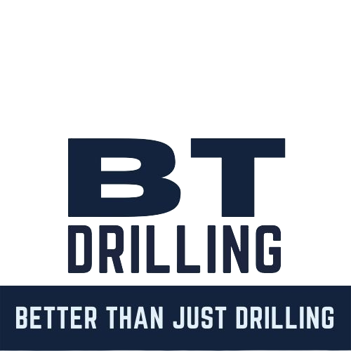 The BT-Drilling logo and slogan - BETTER THAN JUST DRILLING